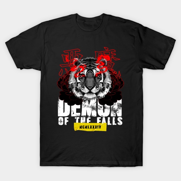 The Demon of Falls T-Shirt by Carbon Love